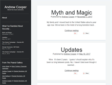 Tablet Screenshot of andrewcooperonline.com